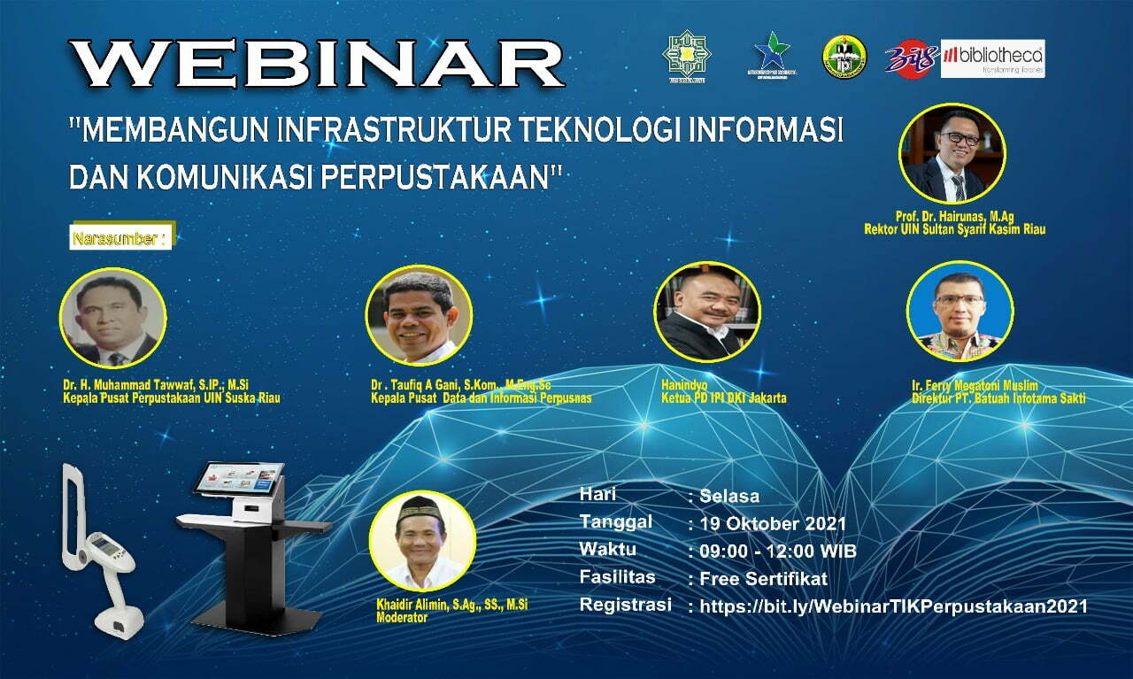 Webinar Membangun Infrastruktur Tik Perpustakaan Perpustakaan Uin